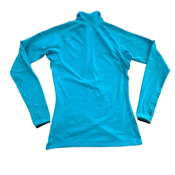 Nike Blue Pro Medium Dri Fit Half Zip Pullover Running Jacket, Size Medium - Picture 3 of 14